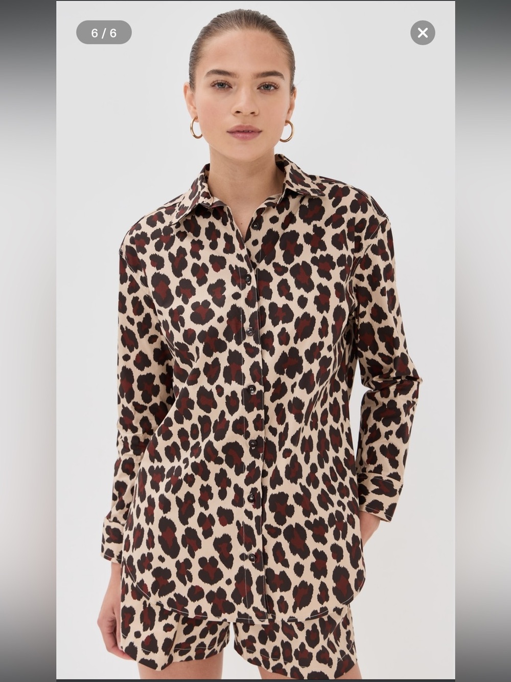 LE BOP Cecilla Button Down and Shorts